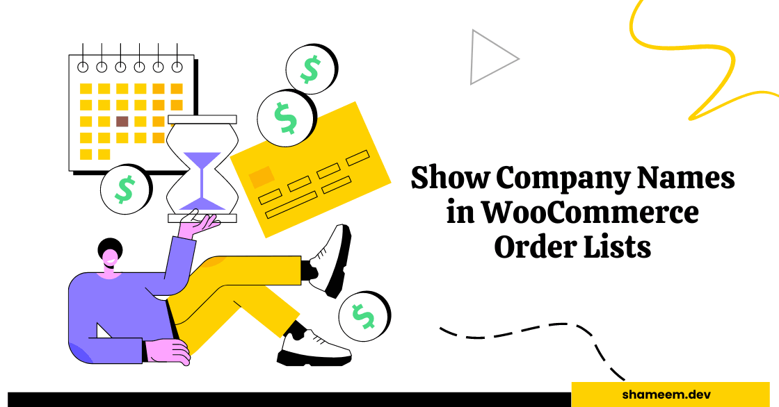 Show Company Names in WooCommerce Order Lists