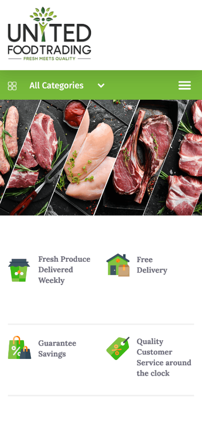 United Food Trading mobile