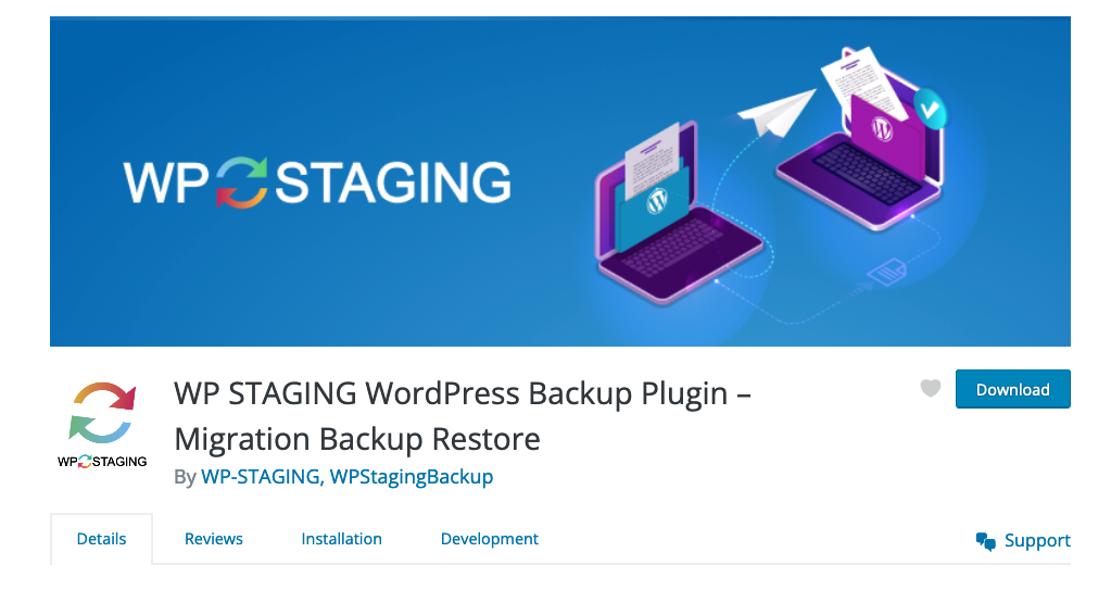 WP STAGING WordPress Backup Plugin