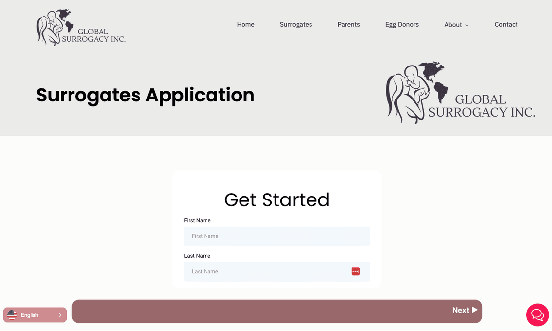 Global Surrogacy Aplication